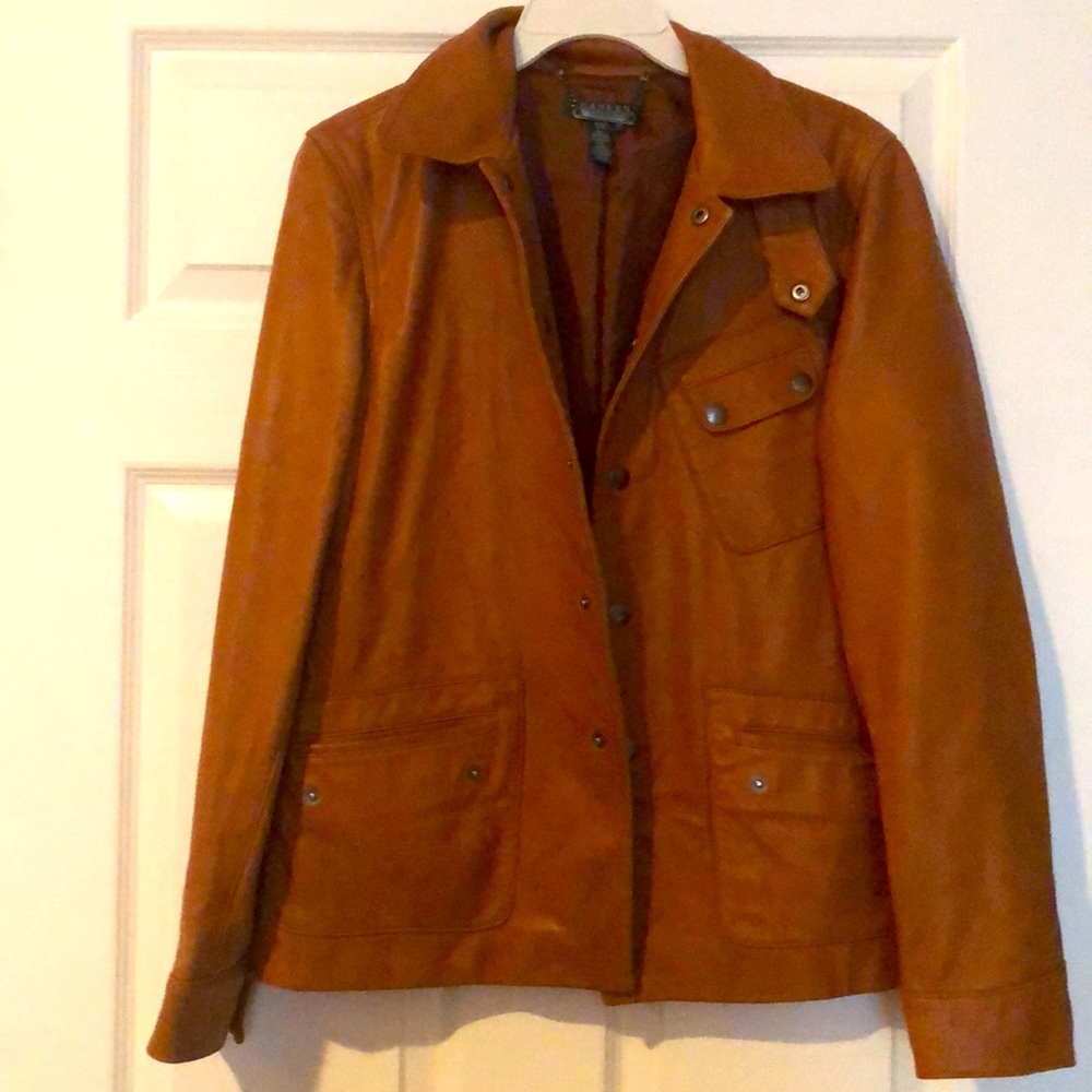 Ralph Lauren leather jacket size medium